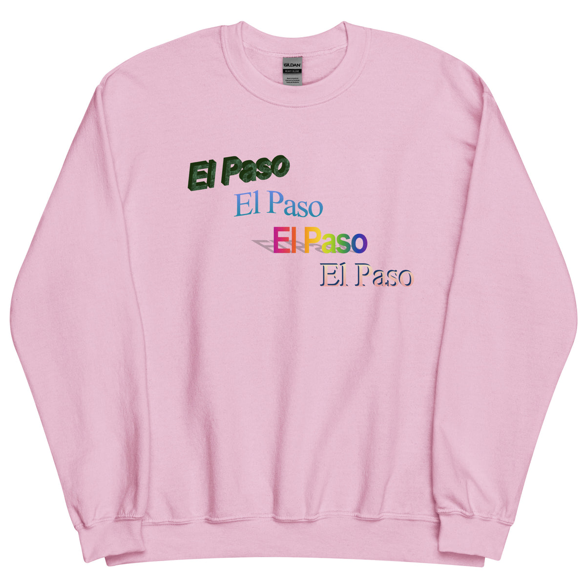 El Paso WordArt Sweatshirt