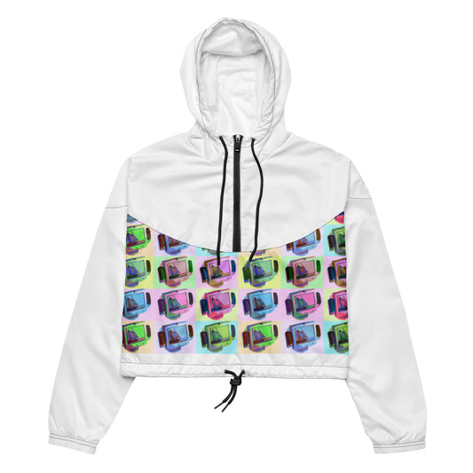 Family Computer Cropped Windbreaker