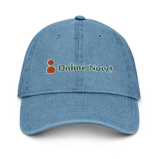 I'm Online Denim Hat