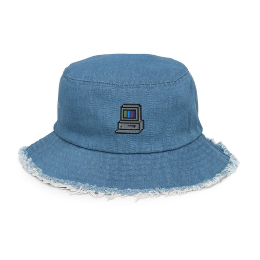 95 Iconic Distressed Denim Bucket