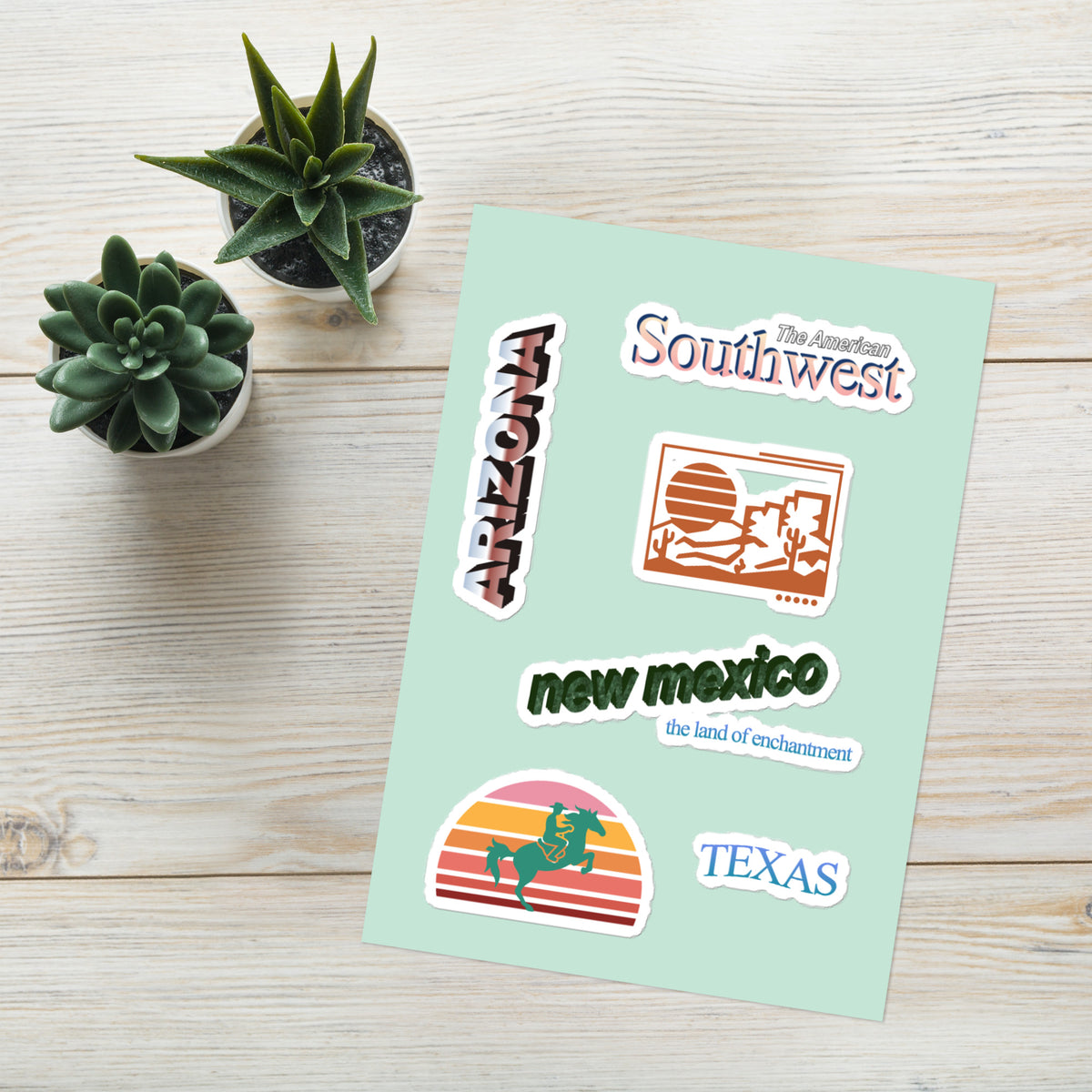 Southwest Sticker Sheet