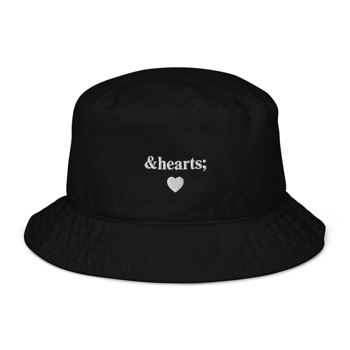 and hearts bucket hat