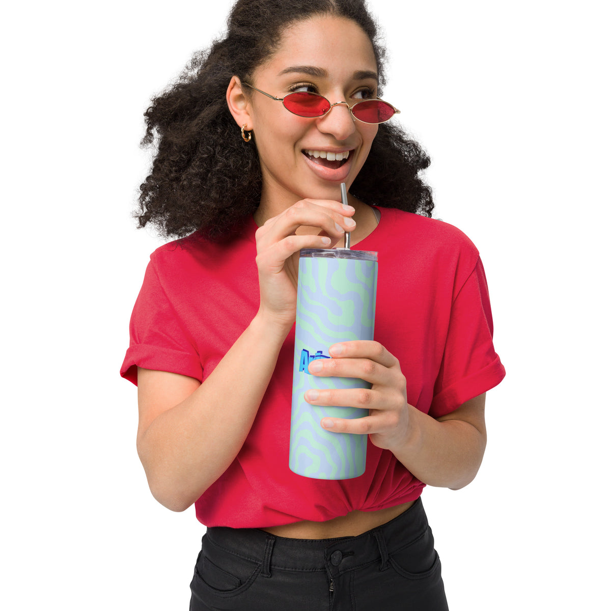 Arizona WordArt Steel Tumbler
