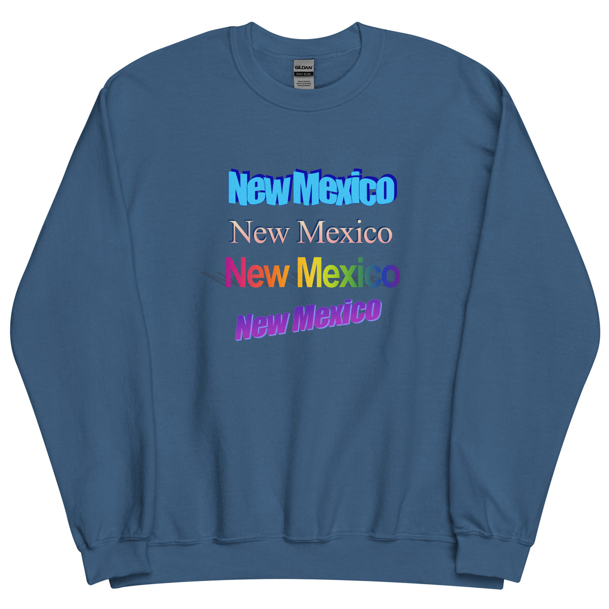 New Mexico WordArt Sweatshirt