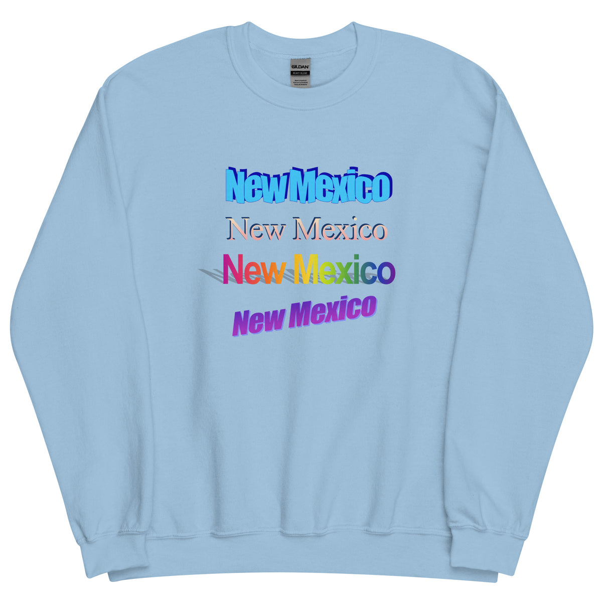 New Mexico WordArt Sweatshirt