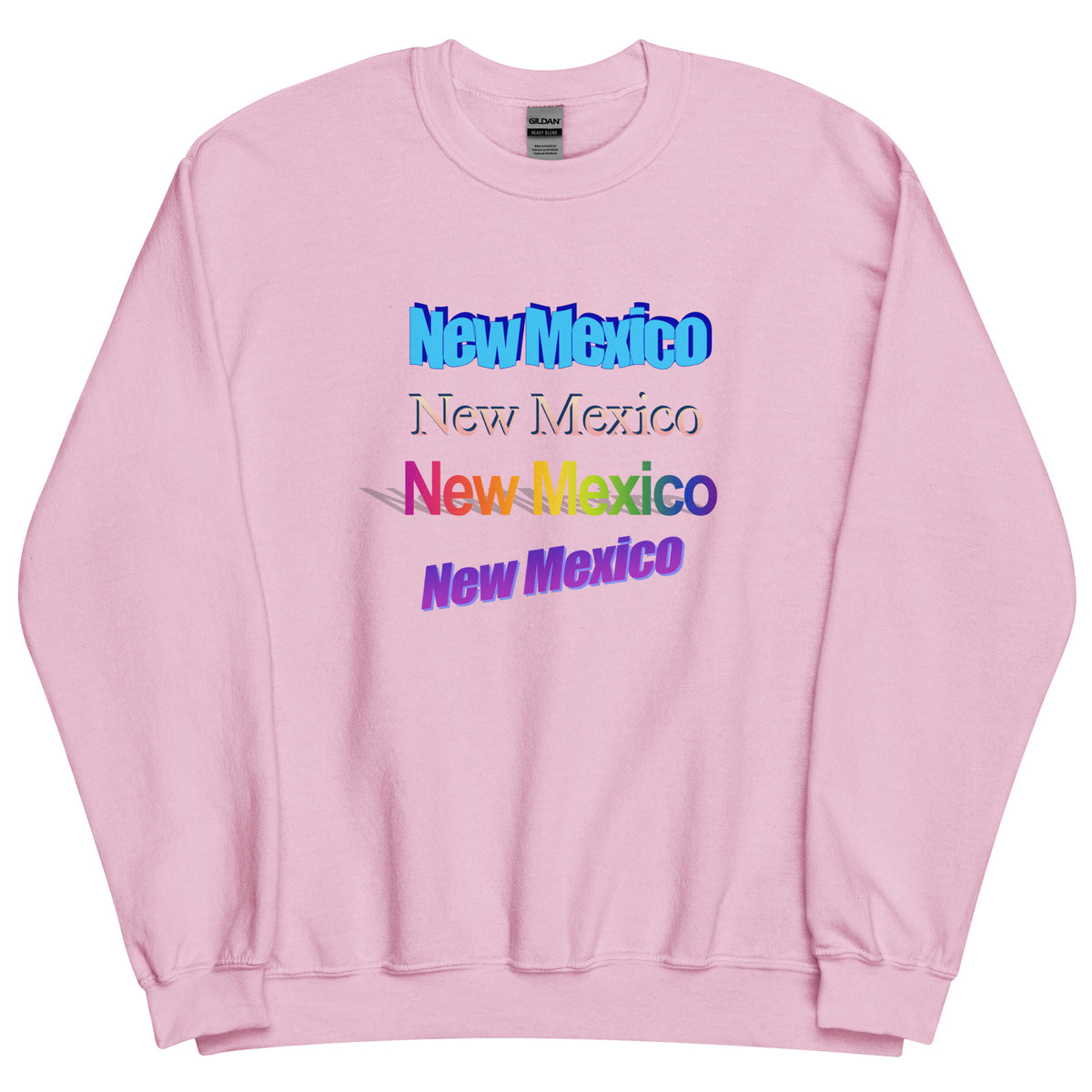 New Mexico WordArt Sweatshirt
