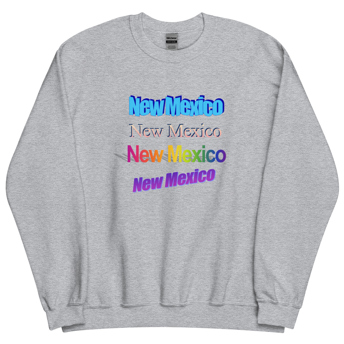 New Mexico WordArt Sweatshirt