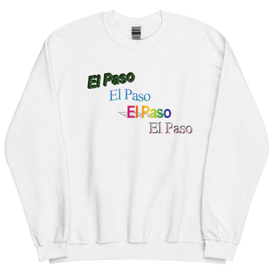 El Paso WordArt Sweatshirt