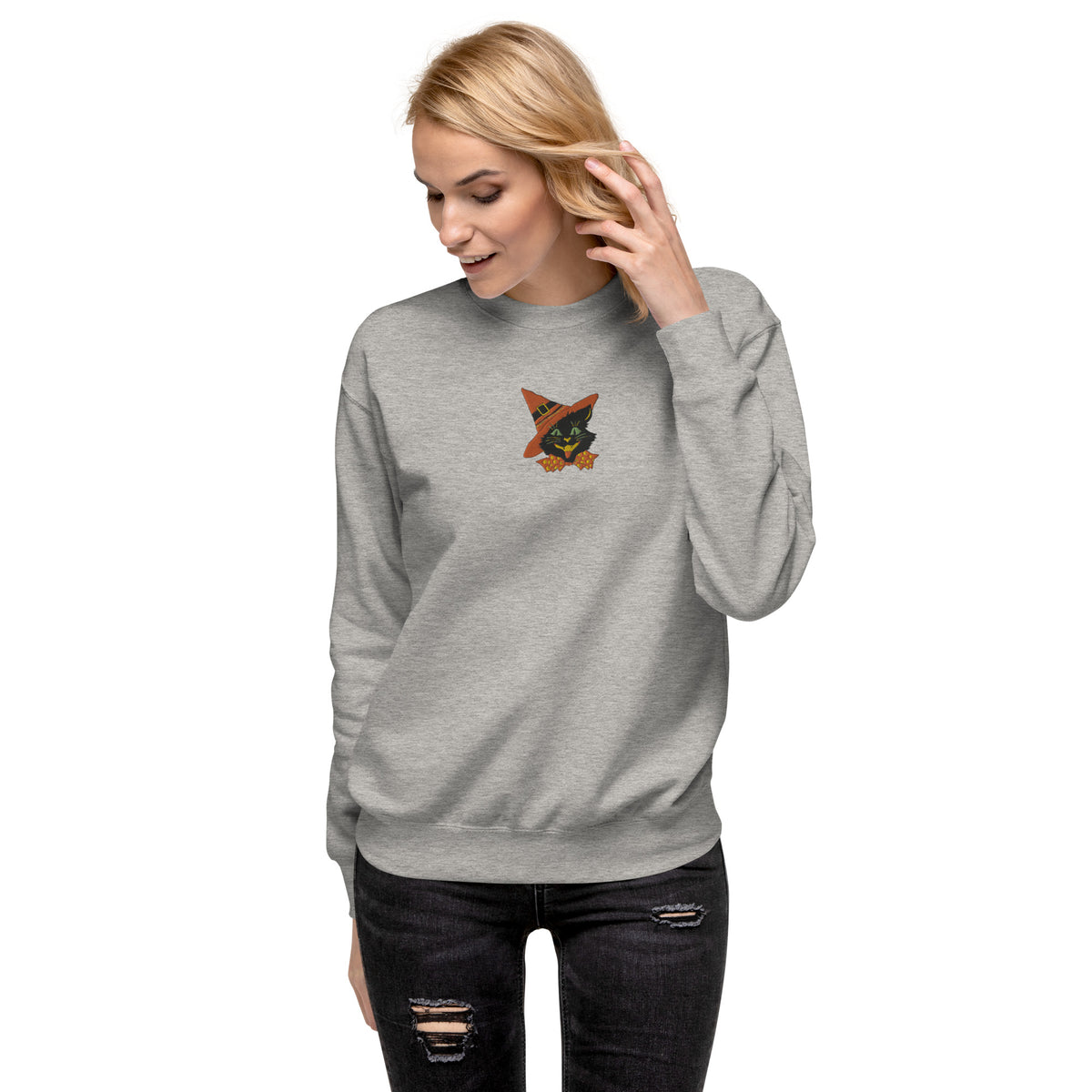 Halloween Cat Unisex Sweater